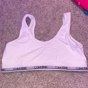 White Calvin Kliein bra